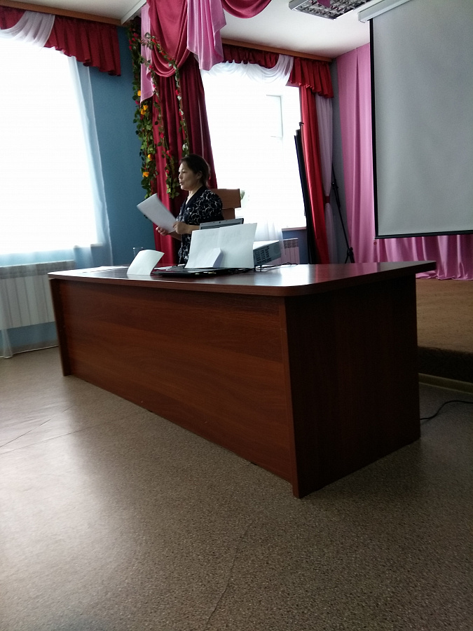 Фронтальный диктант в с. Кышик